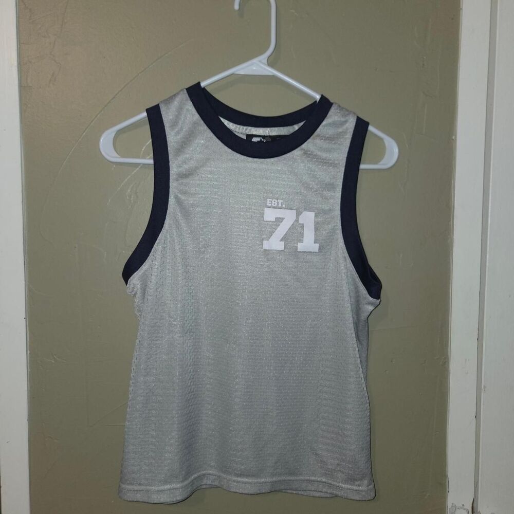Starter Grey and Silver Top